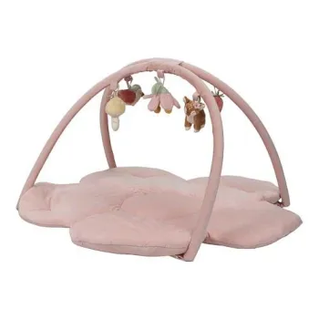 Little Dutch rosa Aktivitäten-Spieldecke Fairy Garden mit Spielbogen und Anhängern