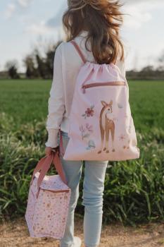 Little Dutch rosa Turnbeutel - Fairy Garden Fitnesstasche