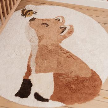 Little Dutch antirutsch Teppich Fuchs 110 x 110 cm Little Dutch antirutsch Teppich Fuchs 110 x 110 cm