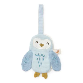 Little Dutch Schnullertuch Eule blau – Forest Friends Bio-Musselin