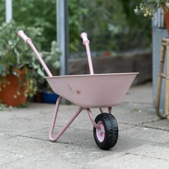 Little Dutch rosa Garten Schubkarre Metall - Fairy Garden