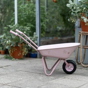 Little Dutch rosa Garten Schubkarre Metall - Fairy Garden