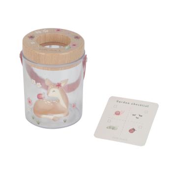 Little Dutch Insektenglas mit Lupe rosa- Fairy Garden
