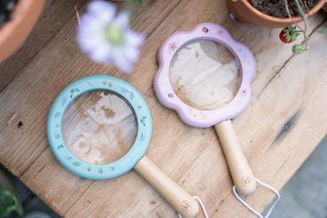 Little Dutch rosa Lupe - Fairy Garden Holz Kinderlupe