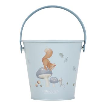Little Dutch Garteneimer Metall blau - Forest Friends