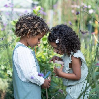 Little Dutch Insektenglas mit Lupe rosa- Fairy Garden