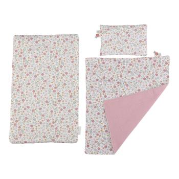 Detailansicht: Decke und Kissen im Soft Flowers Muster