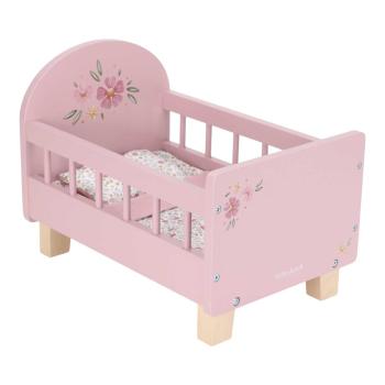 Little Dutch Puppenbett aus FSC Holz mit Textilien