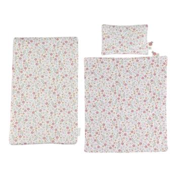 Detailansicht: Decke und Kissen im Soft Flowers Muster