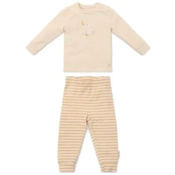 Little Dutch 2-teiliger Schlafanzug Little Goose - Sand