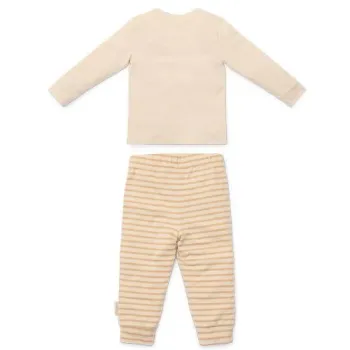 Little Dutch 2-teiliger Schlafanzug Little Goose - Sand
