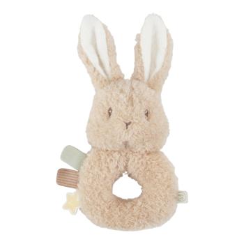 Ringrassel Hase im Geschenkset Newborn Naturals von Little Dutch