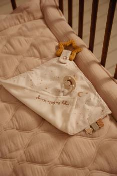 Schmusetuch mit Beißring abnehmbar - Newborn Naturals Little Dutch