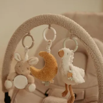 Little Dutch Aktivitätshänger 3er Set Newborn Naturals GRS für den Spielbofen oder Spieltrapetz