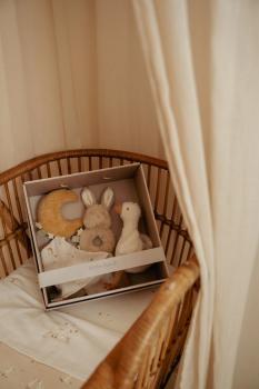 Little Dutch Geschenkset für Neugeborene mit Kuscheltier und Rassel