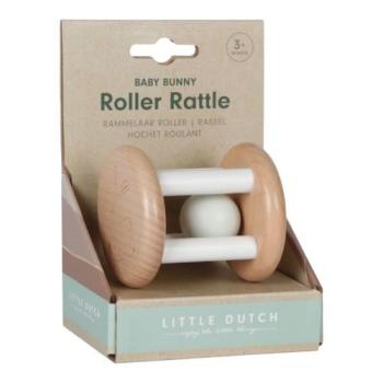 Little Dutch Roll Rassel Baby Bunny - der beige Rasselroller Holz LD8860