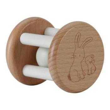 Little Dutch Roll Rassel Baby Bunny - der beige Rasselroller Holz LD8860