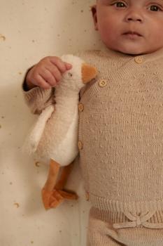17 cm Little Goose Kuscheltier – Detail Stofftextur