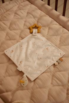 Schmusetuch mit Beißring abnehmbar - Newborn Naturals Little Dutch