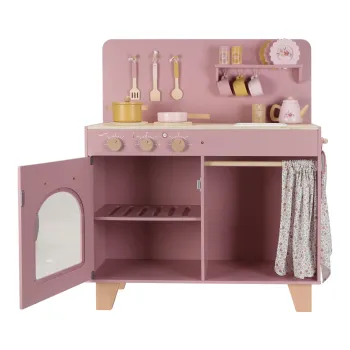 Little Dutch Holzspielküche - rosa - Essentials