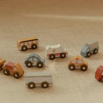 Little Dutch Fahrzeugset Holz 10-teilig