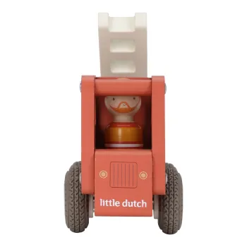 Little Dutch Feuerwehrauto FSC Holz – Rot – Essentials LD2528 Little Dutch Feuerwehrauto FSC Holz – Rot – Essentials LD2528