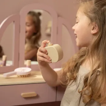 Holz Schminktisch rosa – Spielzeugmöbel von Little Dutch