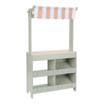 Marktstand von Little Dutch robust aus FSC-Holz mit Stoffdach und Theke