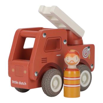 Little Dutch Feuerwehrauto FSC Holz – Rot – Essentials Little Dutch Feuerwehrauto FSC Holz – Rot – Essentials
