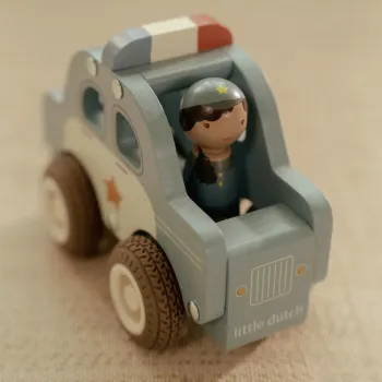 Little Dutch Holz Polizeiauto FSC – Blau – Essentials