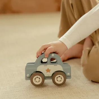Little Dutch Holz Polizeiauto FSC – Blau – Essentials