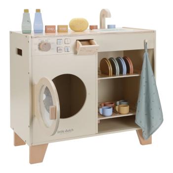 Little Dutch Spielküche mit Holz-Waschmaschine und Spülmaschine Limited Edition