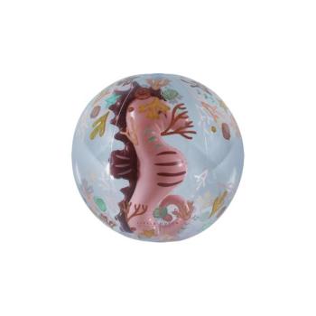 Little Dutch rosa 3D Strandball Ocean Dreams Pink Seepferdchen