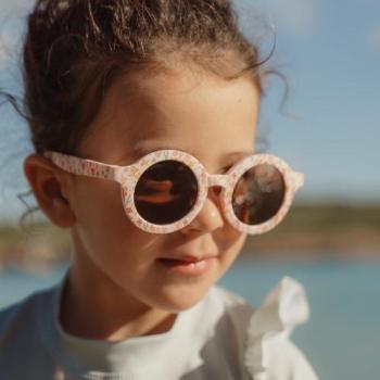 Little Dutch rosa Kindersonnenbrille rund Ocean Dreams Pink