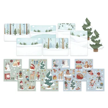 Little Dutch Sticker Weihnachtskarten - Essentials  126640