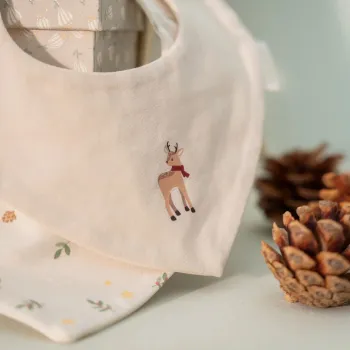 Little Dutch 2er-Pack Weihnachtslätzchen Bandana Little Christmas