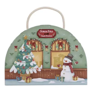 Little Dutch Adventskalender Eisenbahn mit Figuren und Deko