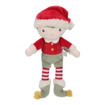 Babygeschenk zu Weihnachten mit Buch und Kuscheltier Jim