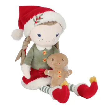 Little Dutch Kuschelpuppe Weihnachten Rosa 35cm Little Dutch Kuschelpuppe Weihnachten Rosa 35cm