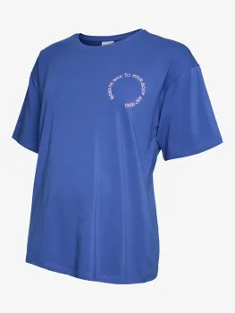 Umstandsshirt MAMA be nice in der Farbe Deep Blue