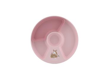 Little Dutch rosa Kinderteller mit Unterteilung - Fairy Garden Mepal Mio 