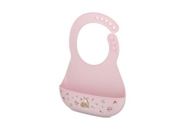 Little Dutch rosa Silikon ​Lätzchen Mio - Fairy Garden Mepal