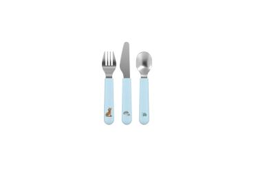 Little Dutch Kinder Besteck Set blau Mio 3-teilig - Forest Friends Mepal