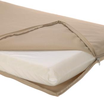 Waschbares Hundebett aus Baumwolle – Modell Fred in Humus