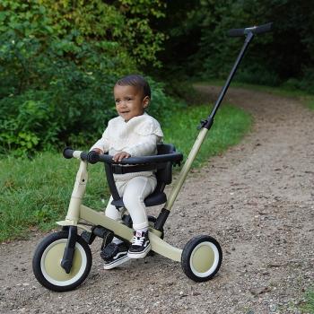 Dreirad 4 in 1 mit Griff Lio Pistazie grün LIO mit Schiebestange