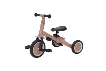 4-IN-1 Dreirad LIO mit Schiebestange in Macchiato braun