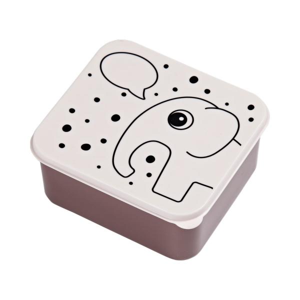 Done by Deer Brotdose Elphee rosa - Lunch box Elphee powder mit Elefant