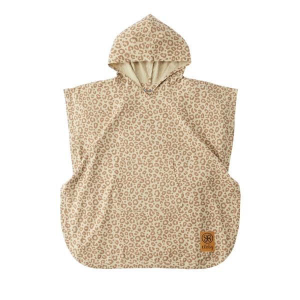 Cloby UV Poncho UPF50+ Leopard Brown