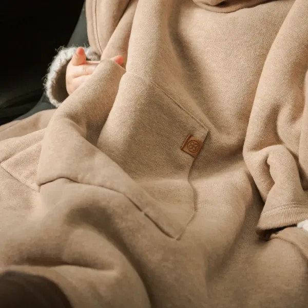 Cloby Teddy Poncho Brown 1-3 Jahre - braun