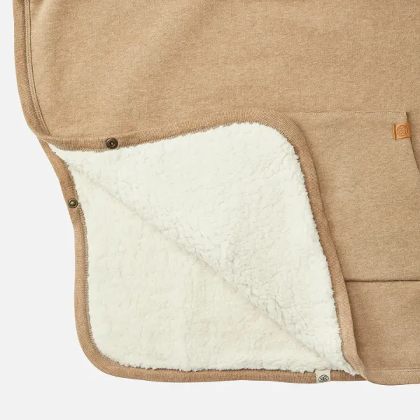 Cloby Teddy Poncho Brown 1-3 Jahre - braun